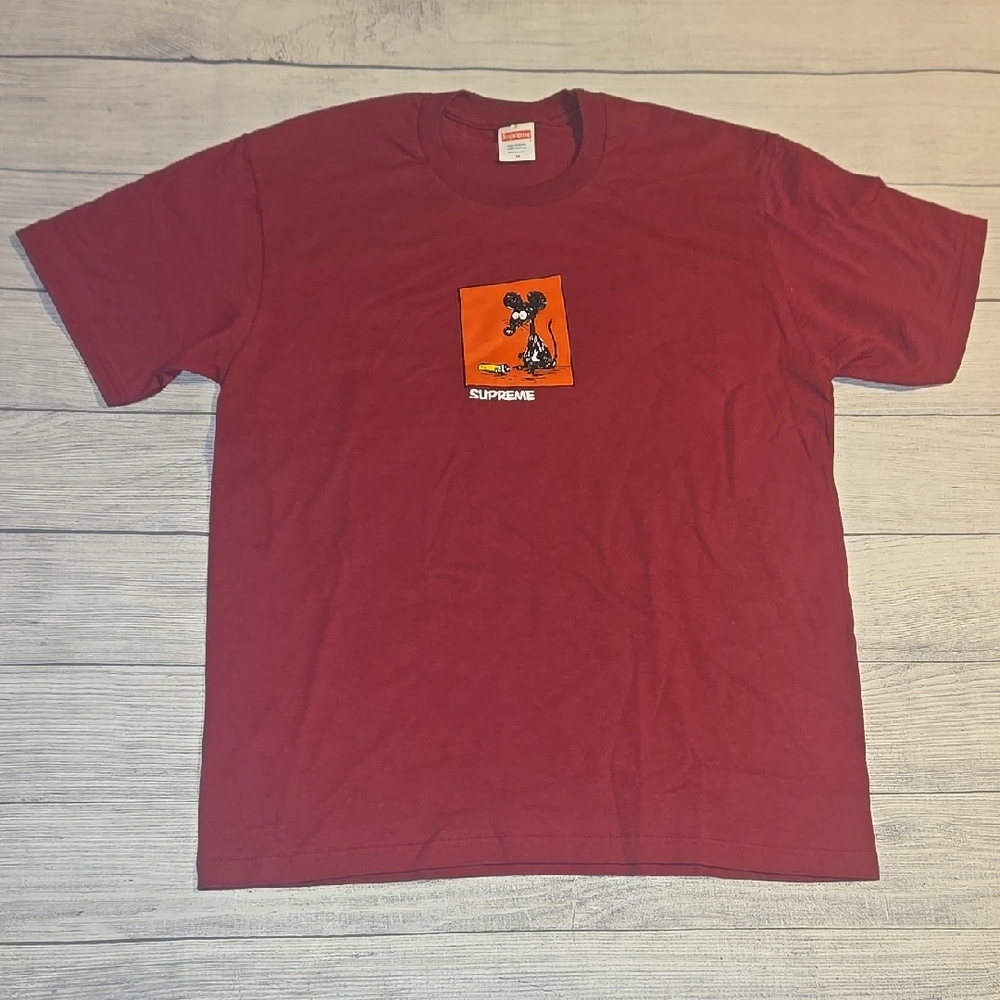 Supreme Men's Mouse T-Shirt Red Sizes M & L NWOT